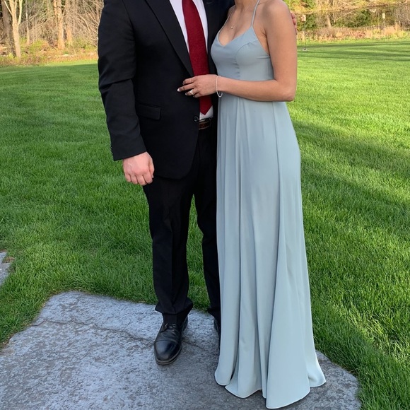 Show Me Your Mumu Goddess Gown Silver Sage - Picture 4 of 4